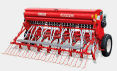 Obilné secí stroje